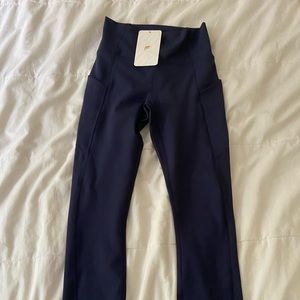 NWT Fabletics navy leggings!